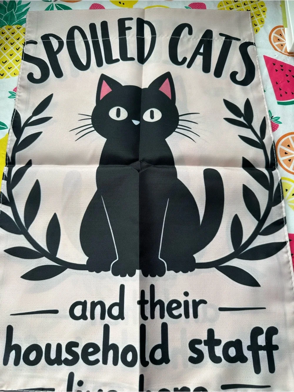 🚨🚨Spoiled Cats Black Cat Decorative Pet Flag